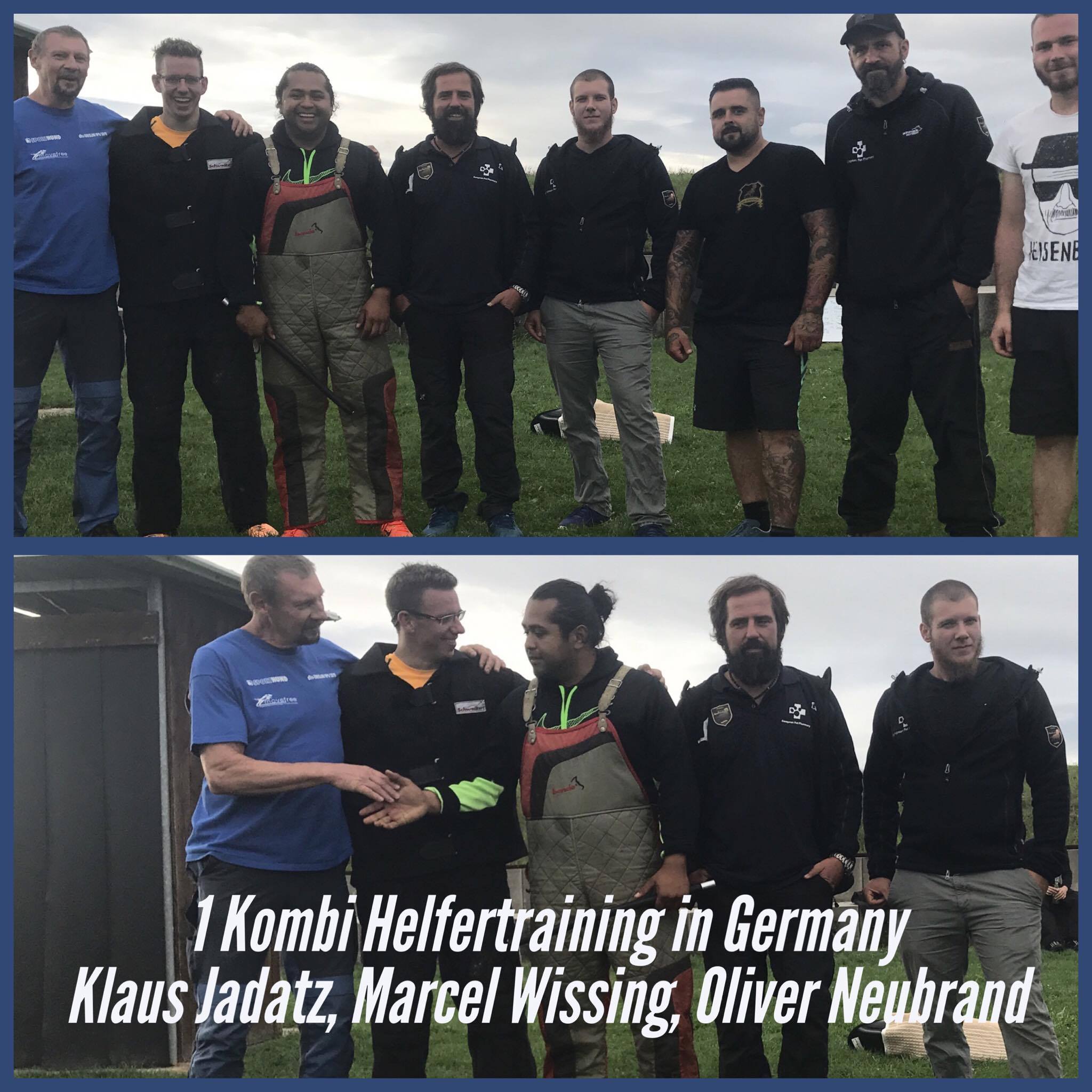 Alex Rodriguez certified ADRK helper in Germany 2017 helper tryouts